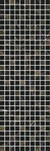 MM12111 | Декор Астория черный мозаичный 25х75